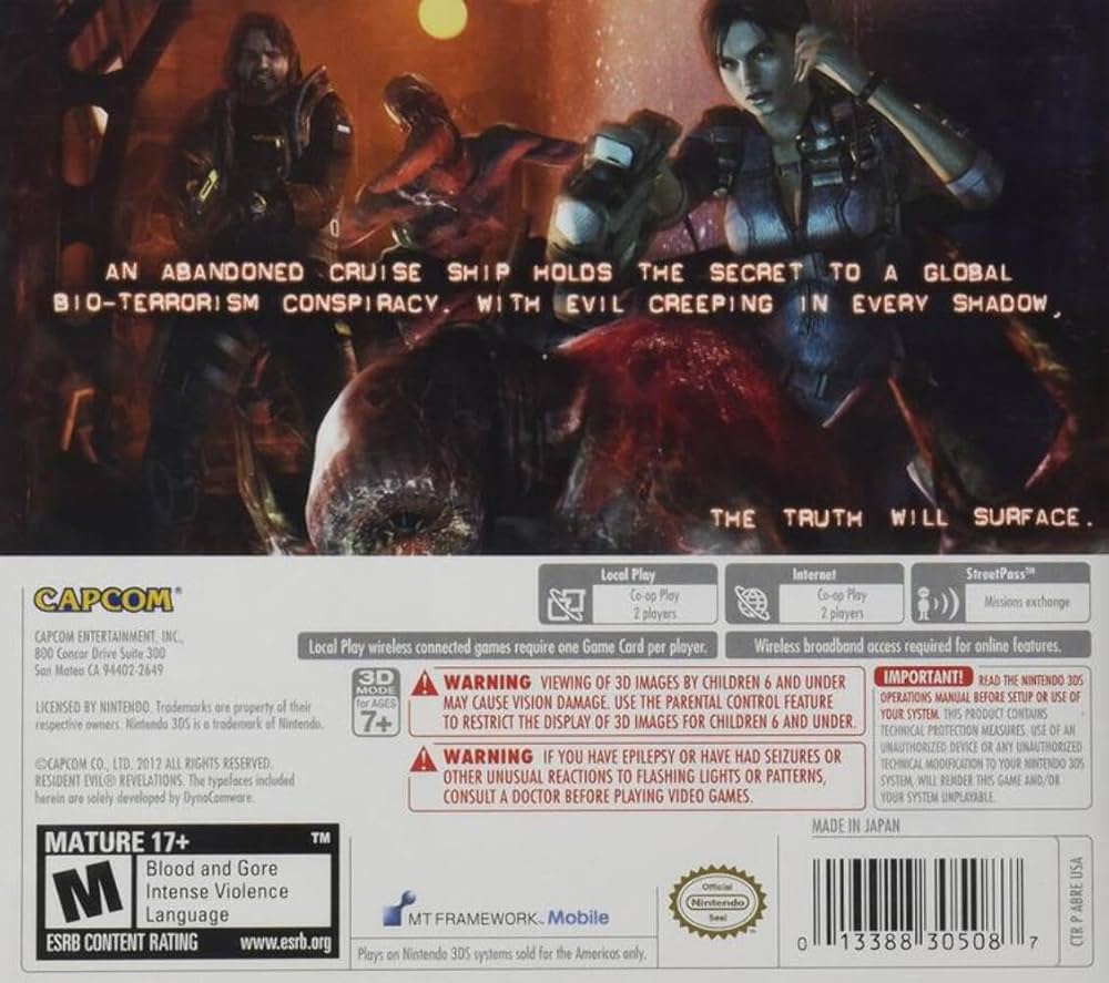 Amazon | Resident Evil Revelations | ニンテンドー3DS